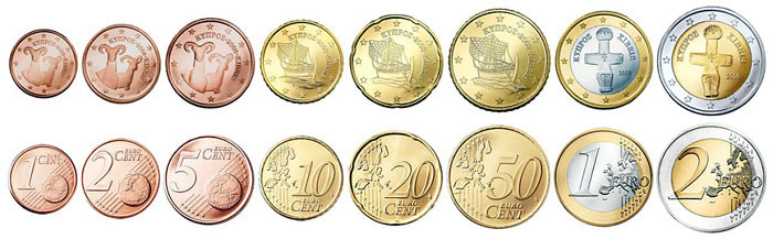 монеты Евро Кипра