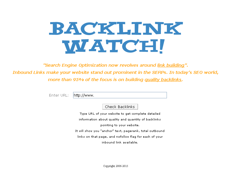 BacklinkWatch