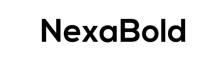 NexaBold Font