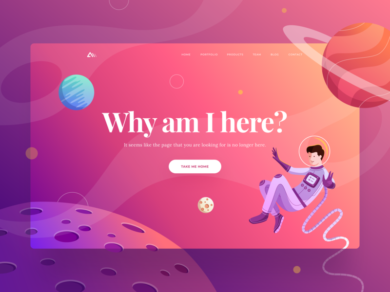 Website background design 404 page