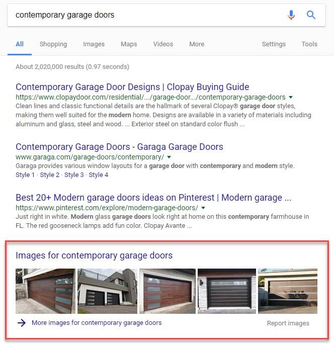 images in the google search results after 24 hours
