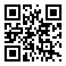 Standard QR code with a link to the website